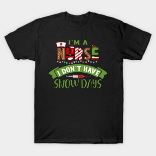 Funny Nurse Christmas Pun Quote Hilarious Joke Idea Holidays T-Shirt